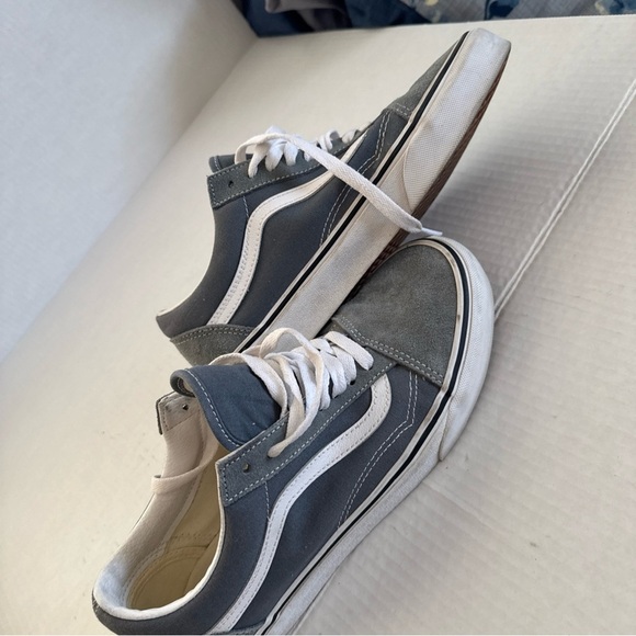 Vans Gray and White Sneakers - Picture 3 of 10